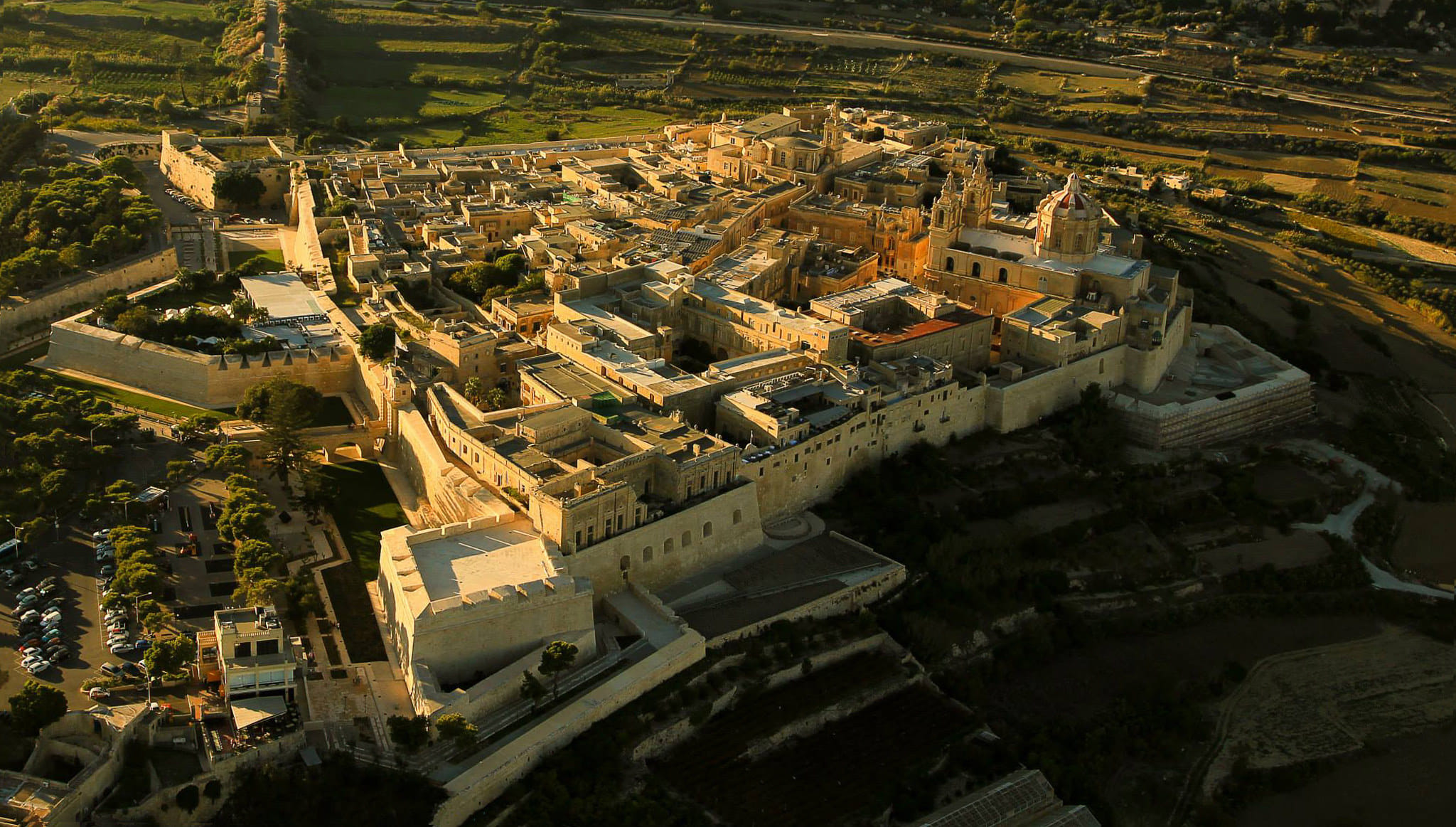 Mdina - aerial view