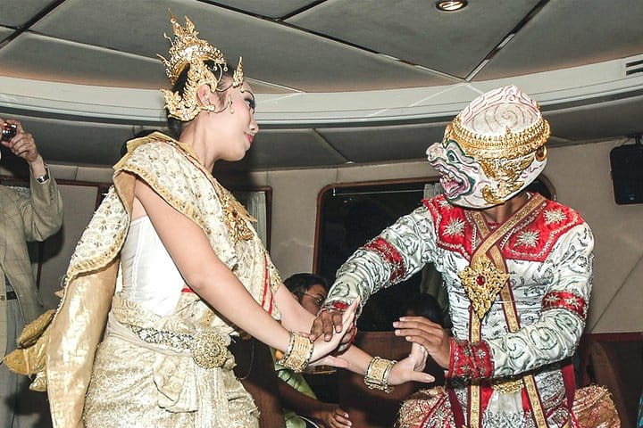 Watch a traditional dance show on board