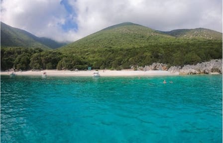 Private Sailing Cruise to Koutsoupia Beach in Cephalonia