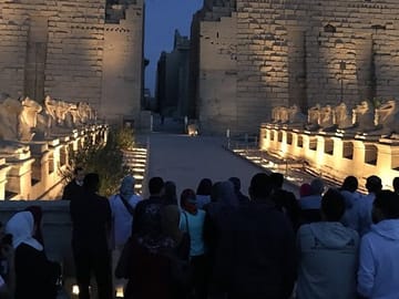 eyes of egypt Luxor Sound and Light Show at Karnak Temple
