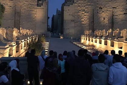 Karnak Night Experience: Private Transfer & Entry Tickets