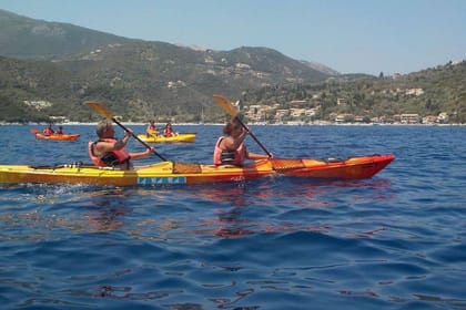 3-day excursion with sea kayak at Lefkas, Greece