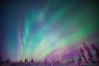 Northern Lights in Rovaniemi, Lapland
