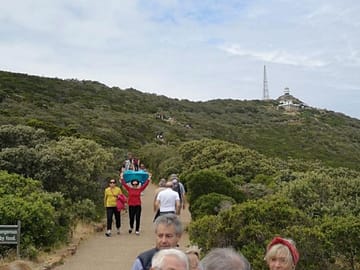 Hiking Trail to lighthouse at Cape Point