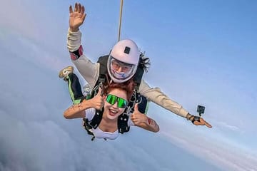 Chengdu Tandem Skydive Adventure with Aerial Views