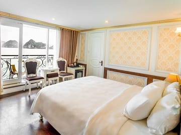 Halong Bay 2Day/1 Night - LUXURY OVERNIGHT CRUISE - Balcony Cabin