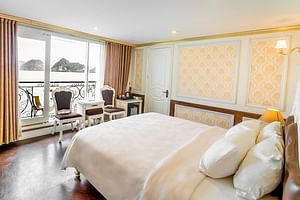 Halong Bay 2Day/1 Night - LUXURY OVERNIGHT CRUISE - Balcony Cabin