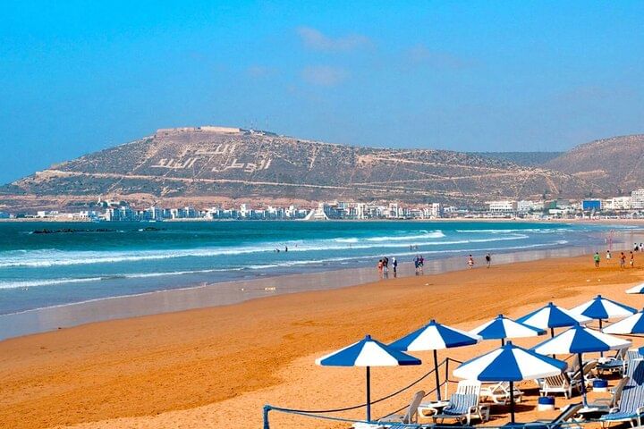 Explore Agadir on Half day & Sunset Camel ride with BBQ Dinner