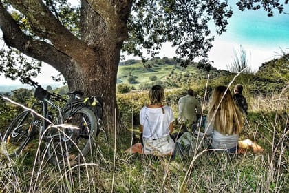 Bike excursion between history and vineyards: discovering Frascati