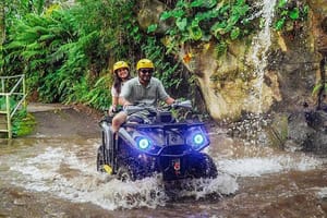 Bali ATV Ride waterfall jungle and rice fild track ubud