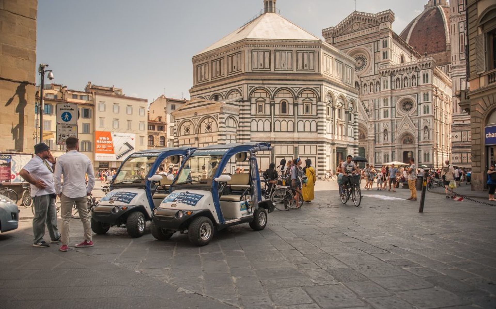 Electric Golf Carts in Duomo Square 