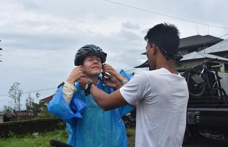 Bali Cycling Tour through Tegalalang Rice Terrace