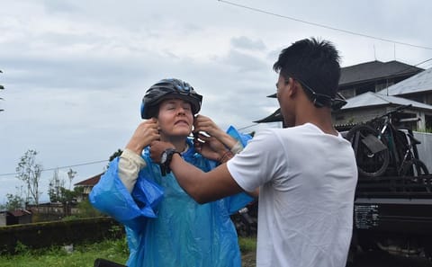 Bali Cycling Tour through Tegalalang Rice Terrace