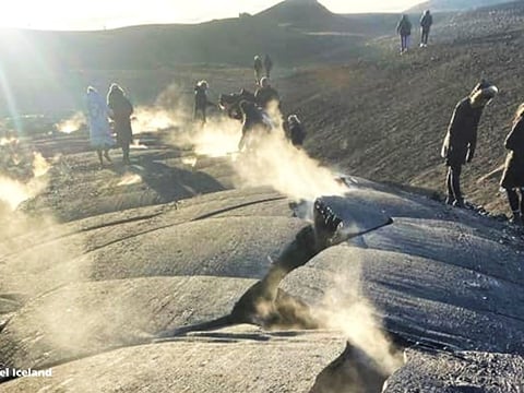 Volcano Eruption Site & Blue Lagoon Admission Tour, photo 12