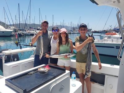 Inshore fishing charter, False Bay. Cape Town. Guided