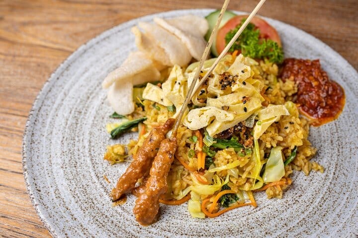 Indonesian lunch menu