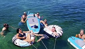 Islamorada: Whale Harbor Sandbar with swimming 