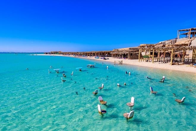 Private Speed Boat to Orange Island By &amp; Sub Wing Water Sports - Hurghada