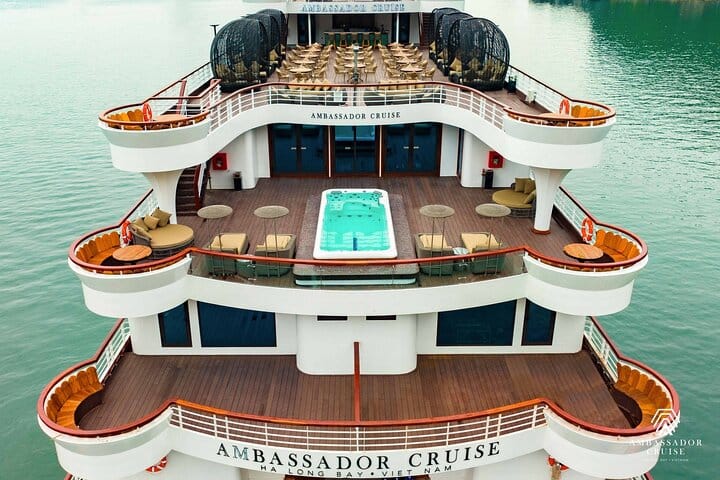 Ambassador Day Cruise - Halong Bay 5 Star Day Cruise from Harbor