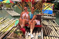 Private Bamboo Rafting with Foot Massage and Souvenirs Shopping 2