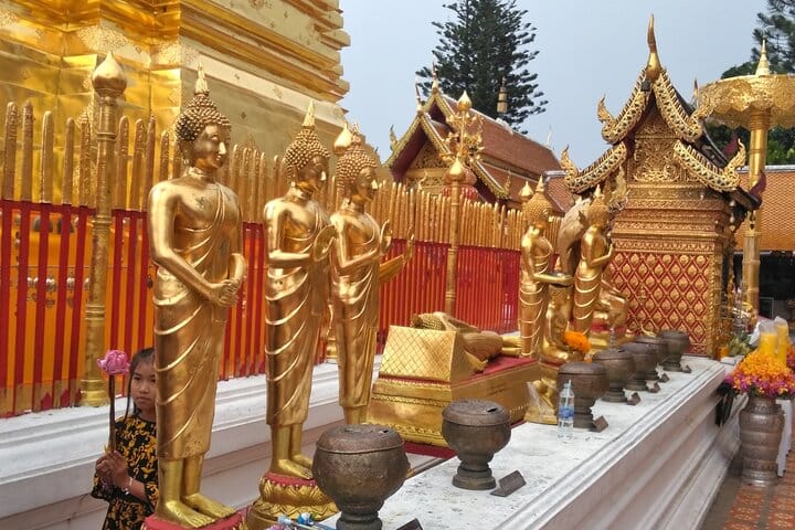 3-Hour Hike round trip Monk Trail to Wat Doi Suthep from Chiang Mai