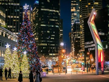 Vancouver Christmas light