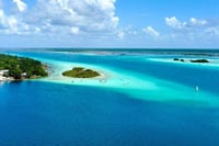 Bacalar Seven Color Lagoon Boat Adventure with Grill Option 9