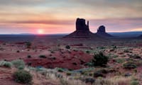 <p>Sunrise at Monument Valley</p>