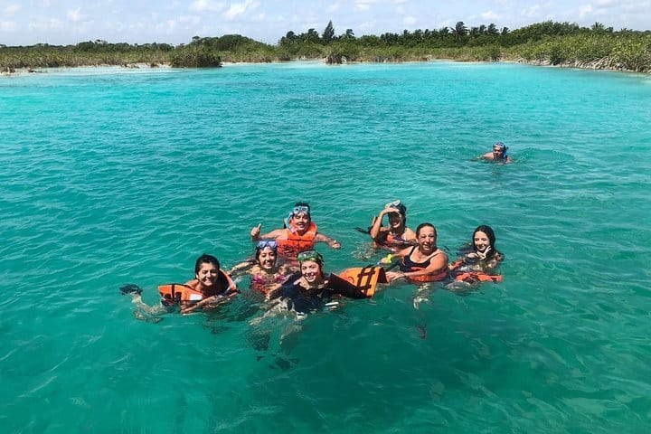 Bacalar Seven Color Lagoon Boat Adventure with Grill Option  2