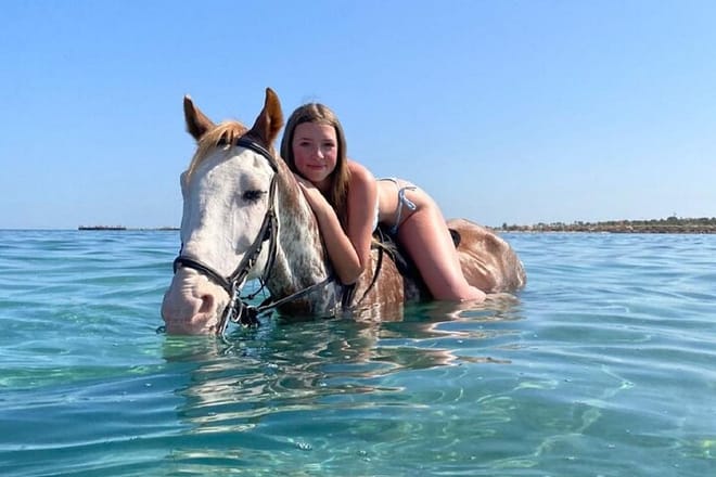 Swimming By Horse in Red Sea, Horse Riding Sea &amp; Desert-Hurghada
