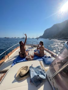 Capri: 4 hour exclusive boat tour, swim, relax & explore hidden gems 