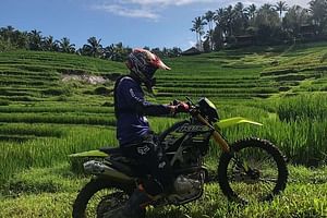 Bali Dirt Bike Motor Cross rice field, jungle and beach track