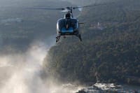 Helicopter flight over Iguazu Falls