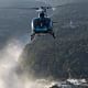 Helicopter flight over Iguazu Falls