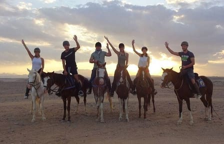 3 Hours Sunrise Horse Riding Beach and Desert from Marsa Alam
