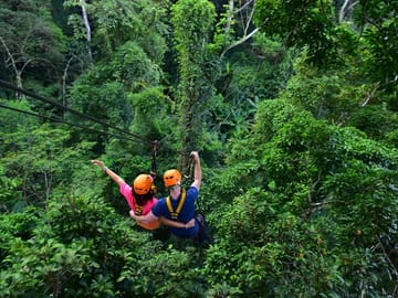 Zipline and ATV Adventure with Big Buddha in Chalong