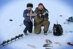 Ice fishing tour from Akureyri