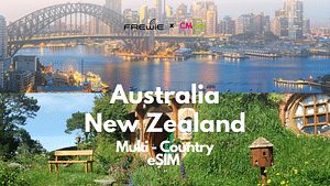 Australia & New Zealand Data eSIM  - Powered by CMLink