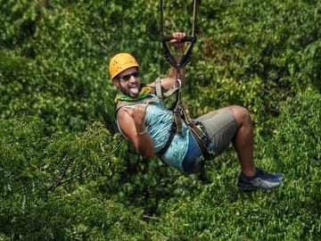 Dunn's River Falls and Zip Lining Adventure from Montego Bay