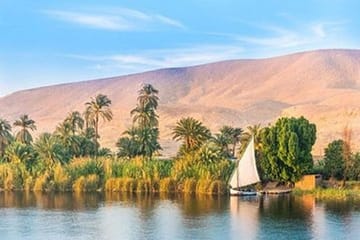 Felucca Sailing Tour to Banana Island in Luxor, Egypt