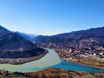 View from Jvari Monastery (6th century)