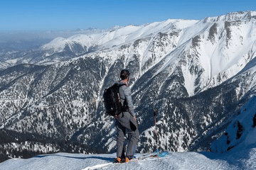 Backcountry Snowmobile Adventure in the Turkish Alps