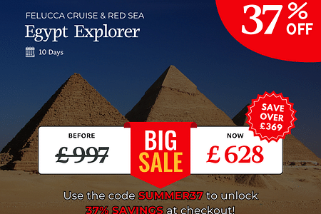 Egypt Explorer: Nile Felucca Cruise & Red Sea Relaxation Adventure