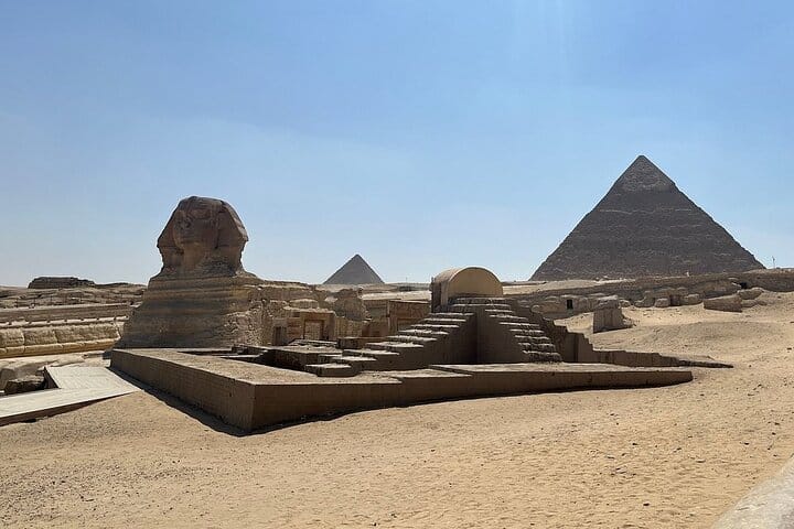 Pyramids and Sphinx