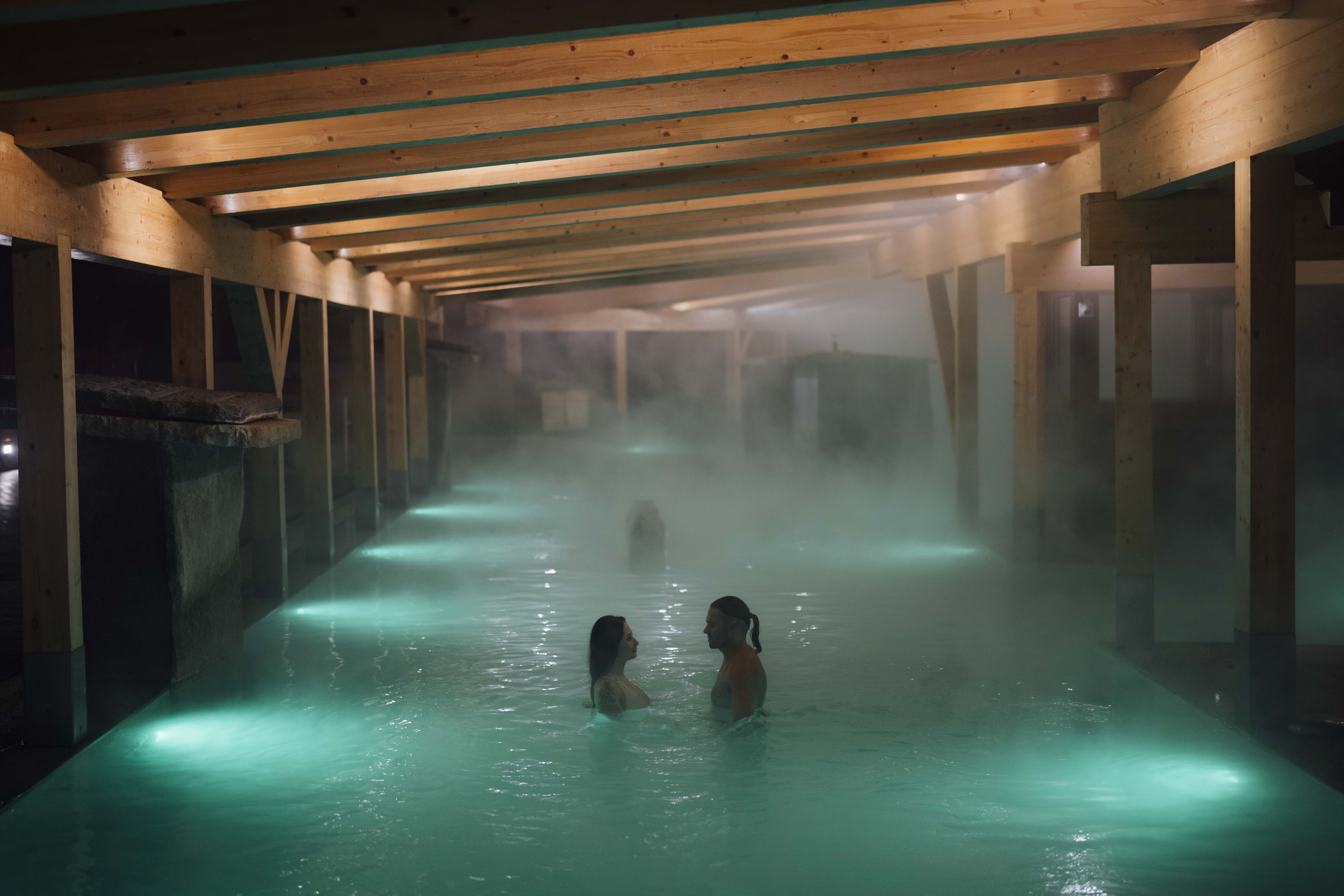 Gorący Potok indoor covered thermal pool — mineral sulphur water Gorący Potok Szaflary