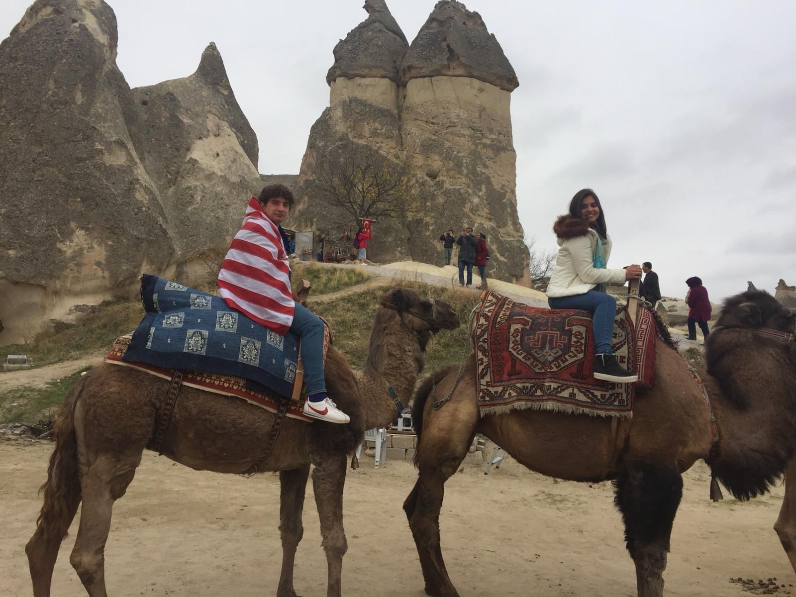 Fairy chimneys in Cappadocia
