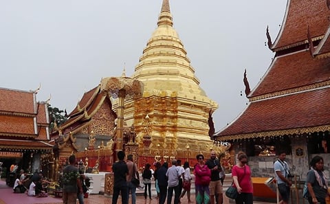 Doi Suthep Temple and Hmong Hilltribe Village Tour in Chiang Mai