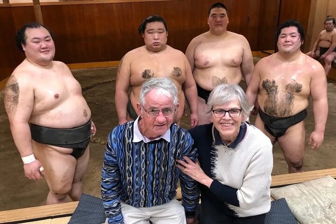 Tokyo Ryogoku Sumo Morning Practice + Photo Shoot with Wrestlers photo 4