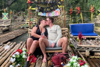 Bamboo Rafting with limestone Massage and Margaritaville From Montego Bay