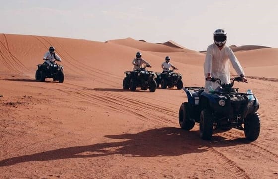 1-Hour Self-Drive Quad Bike, 30-Min Camel Ride & Dune Bashing